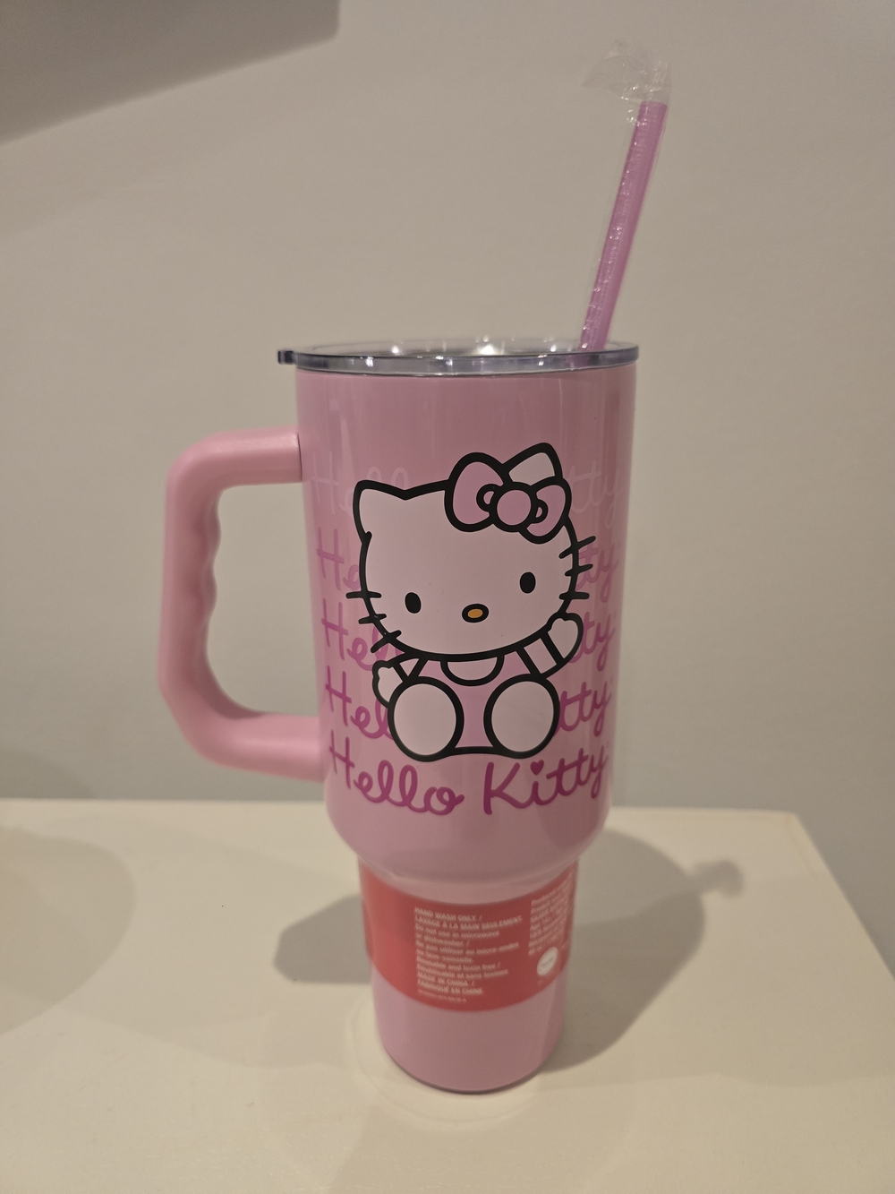 Silver Buffalo Sanrio Hello Kitty Waving Stainless Steel Tumbler